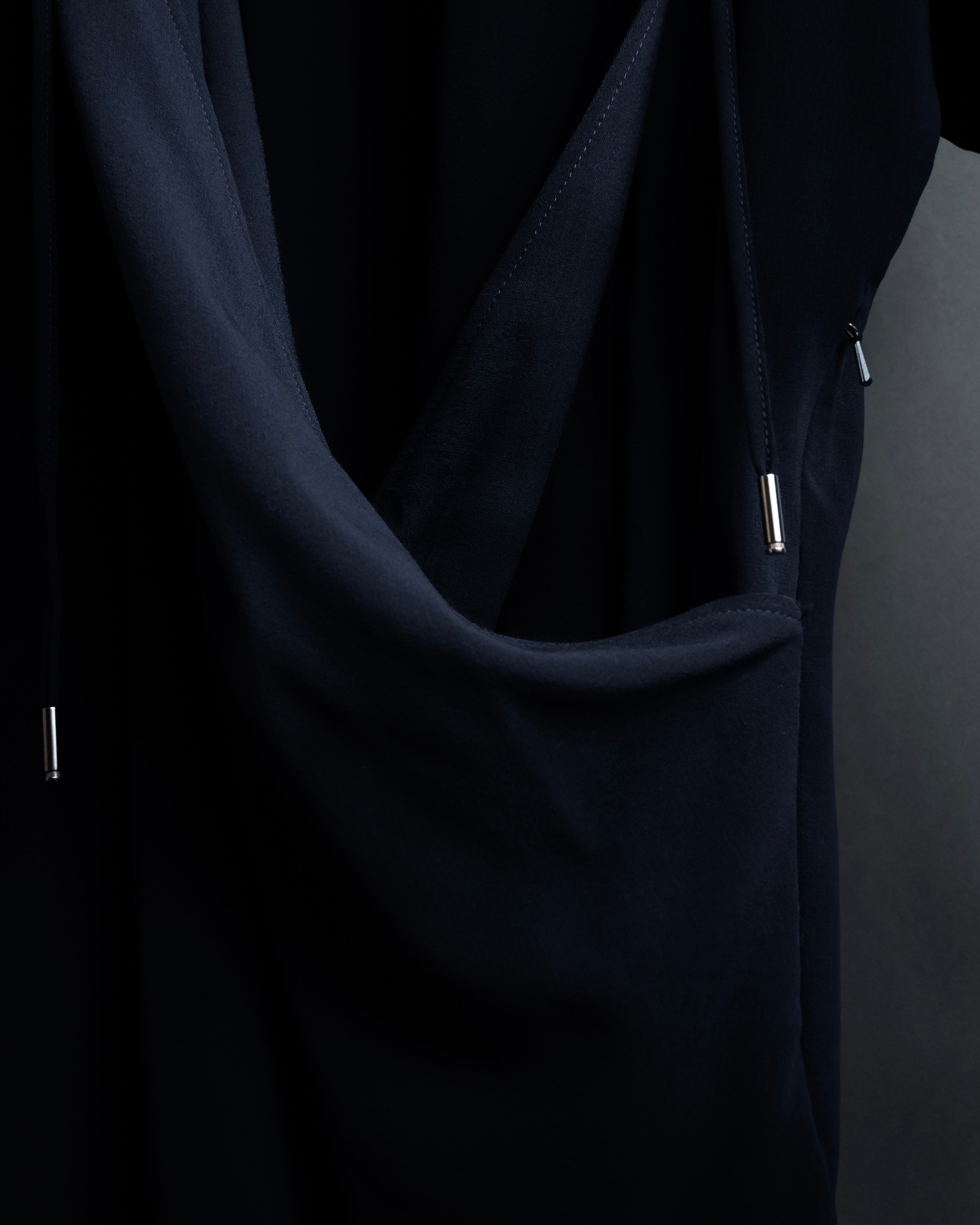 "Max Mara" Draping design hooded coat