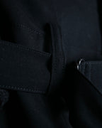 "YOHJI YAMAMOTO +NOIR" Asymmetrical slit sarouel slacks