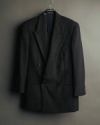 "Giorgio Armani Le Collezioni" 80's-90's Soft tailored double breasted wool blazer