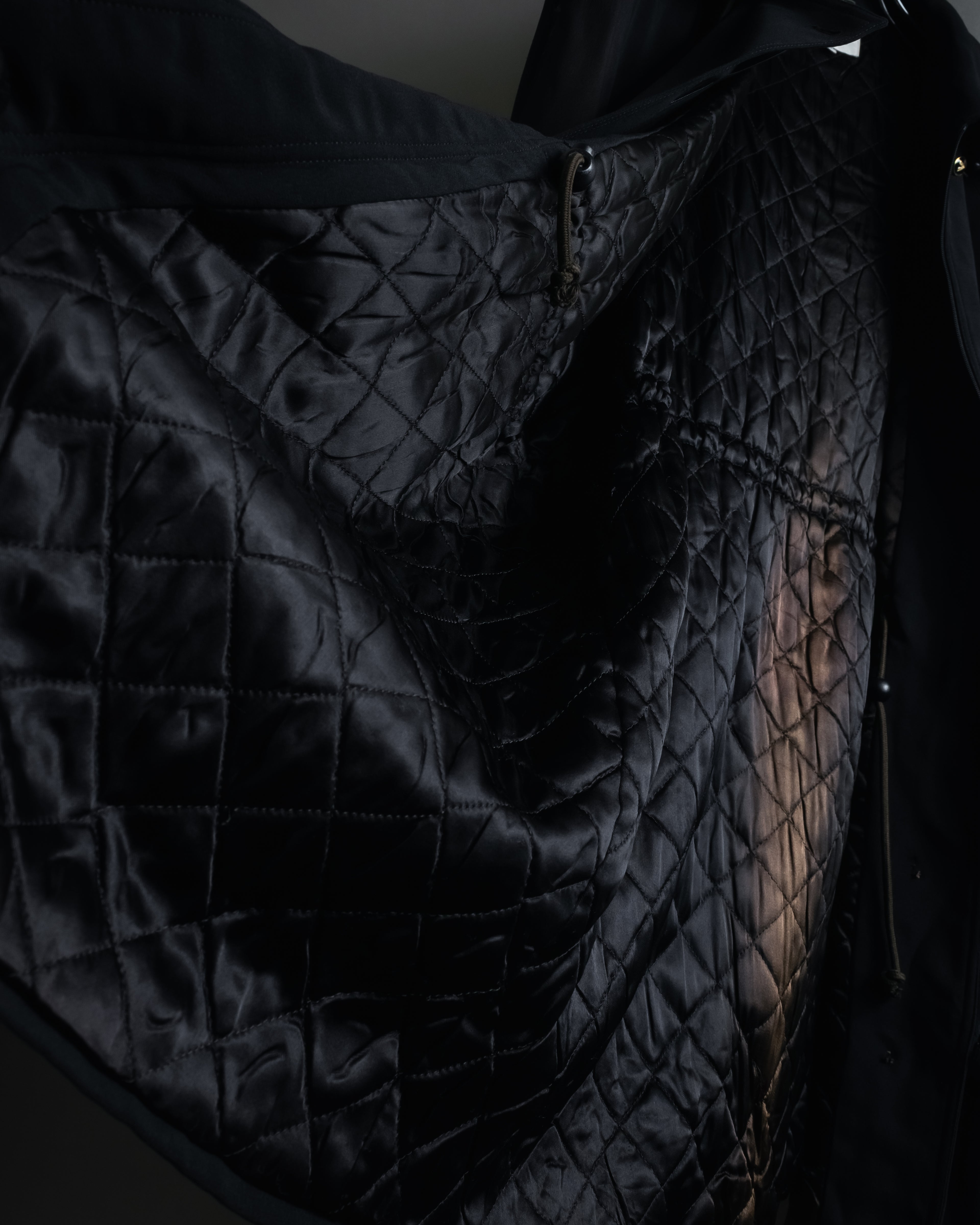 "VALENTINO" 90’s Couture-lined hooded coat