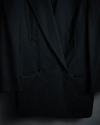 "GIORGIO ARMANI" 90’s draped double breasted suit set-up