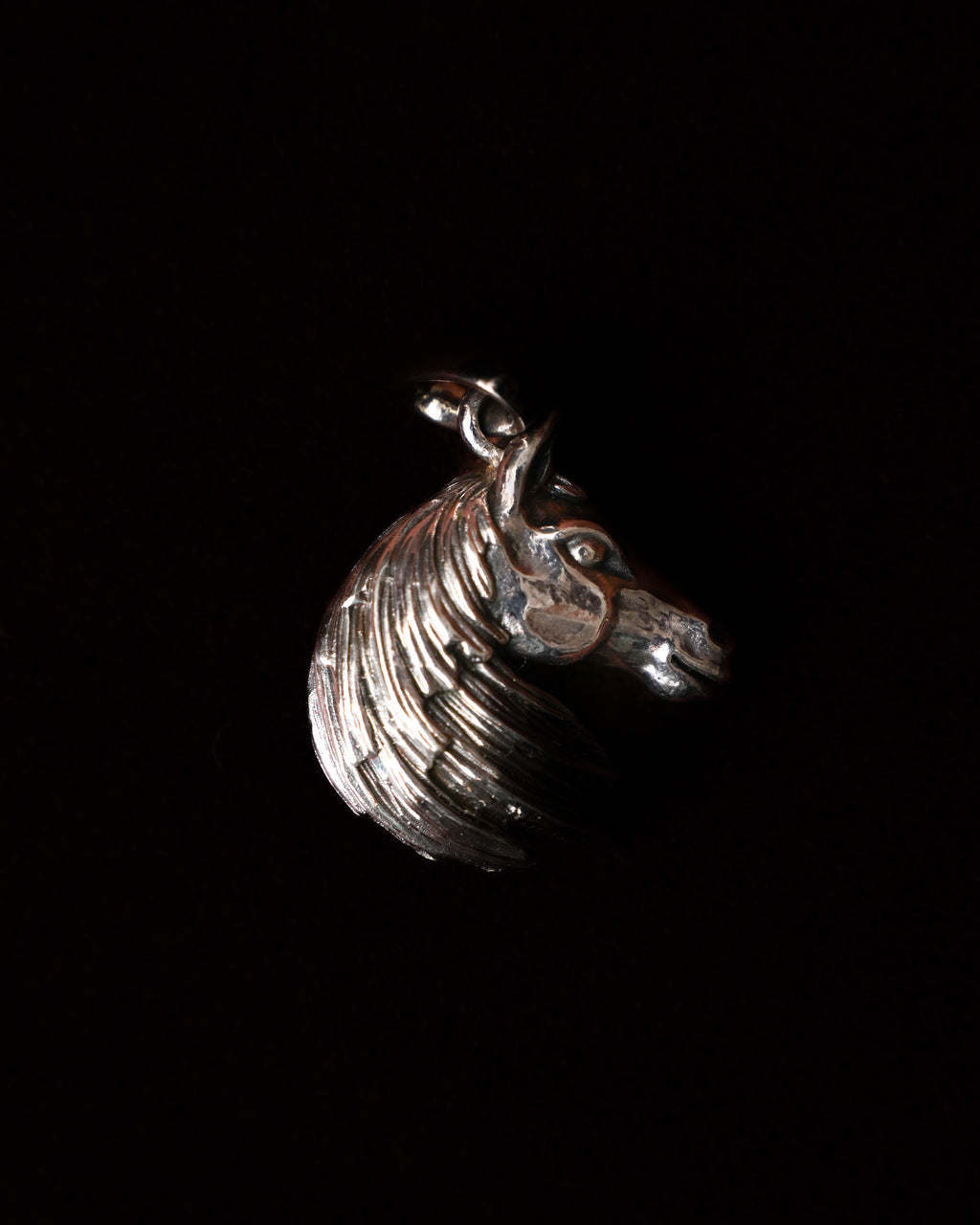 HERMES/ Horse Head Pendant Top SV800