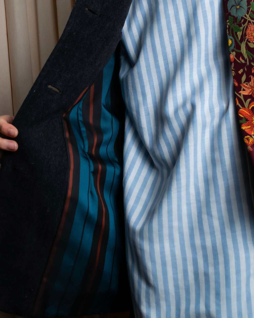 "JEAN PAUL GAULTIER FEMME"
Peaked drape beautiful shape tailored jacket