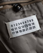 "MAISON MARGIELA" 13AW structured mid-length tailored coat