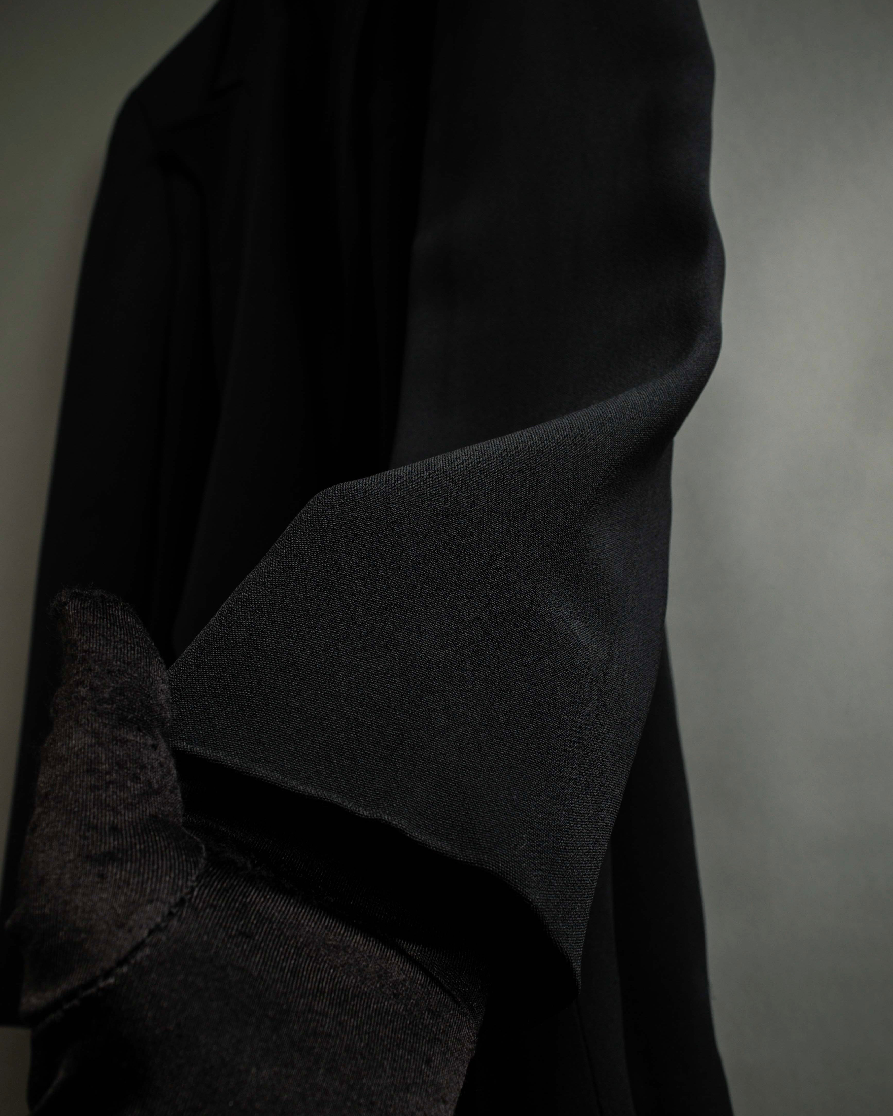 "GUCCI" Three-dimensional lapel design draped tailored jacket