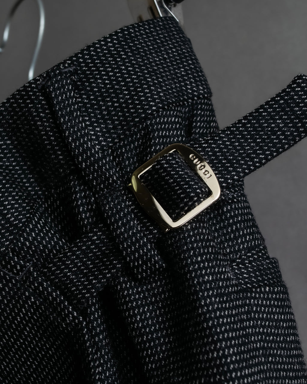 "GUCCI" 90's Tom Ford period bird eye weave set up