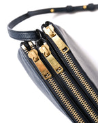 CÉLINE by Phoebe Philo/ "Trio Small" Shoulder Bag Navy