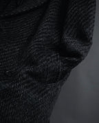 Abrigo de mezcla de mohair de doble botonadura de los años 90 de Christian Dior MONSIEUR