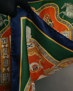 "Hermès" 90's-00's Classic printed silk scarf