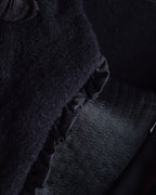 "GIANFRANCO FERRE" Structured wool satin ruffle inner detail set up