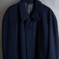 "YVES SAINT LAURENT" Stand neck fly front wool long coat