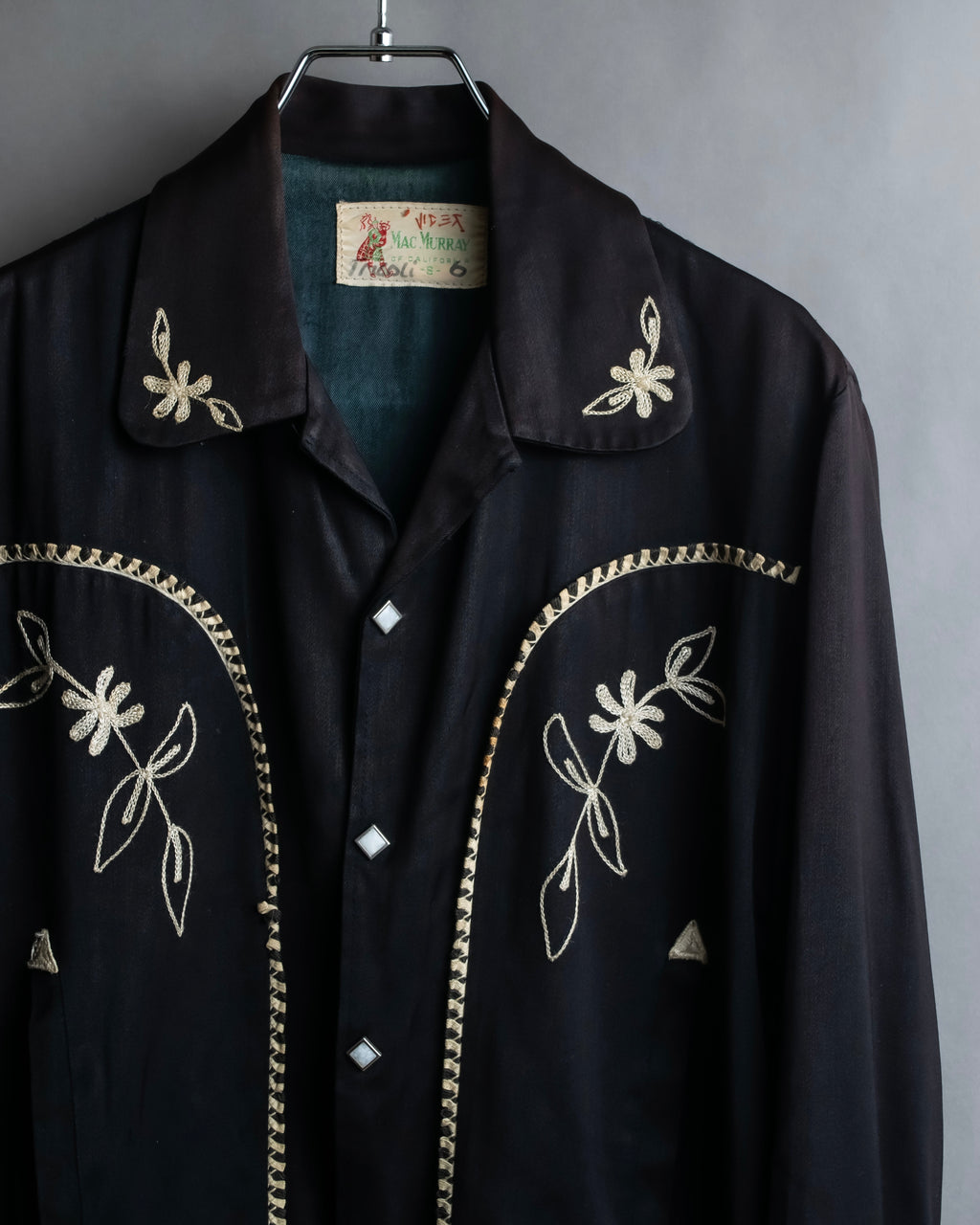 "Vintage Western detail shirt jacket"