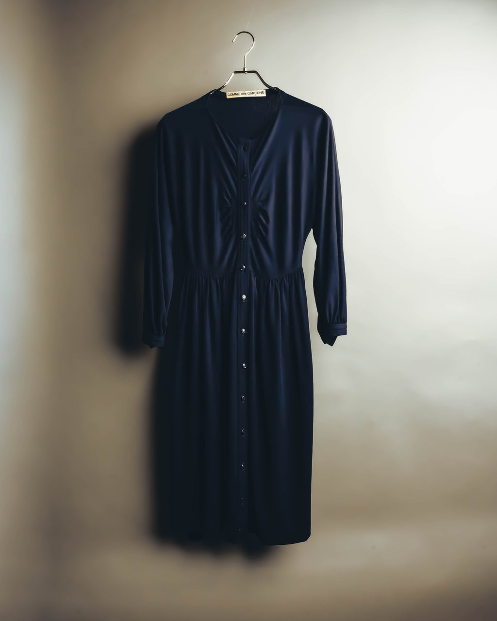 -SPECIAL- “COMME des GARÇONS” 90’s Long gathered waist button front dress