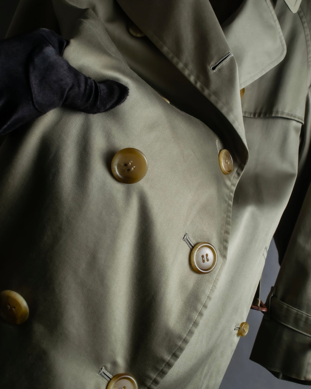 "Burberrys" Vintage water-repellent cotton oversized trench coat
