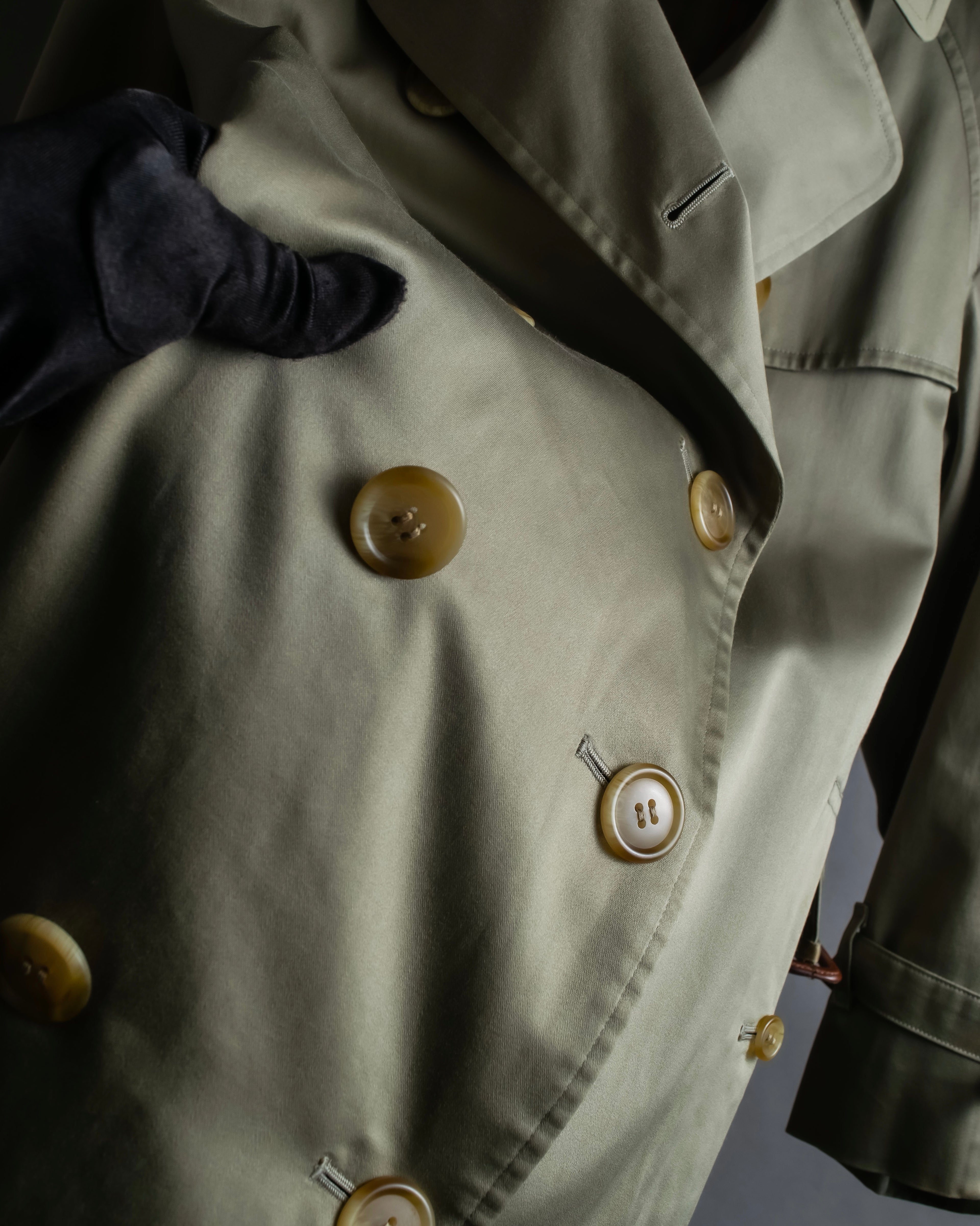 "Burberrys" Vintage water-repellent cotton oversized trench coat