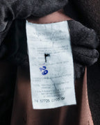 "VALENTINO" Shaped silhouette mocha brown chester coat