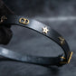 "Christian Dior" Mystical motif leather bracelet