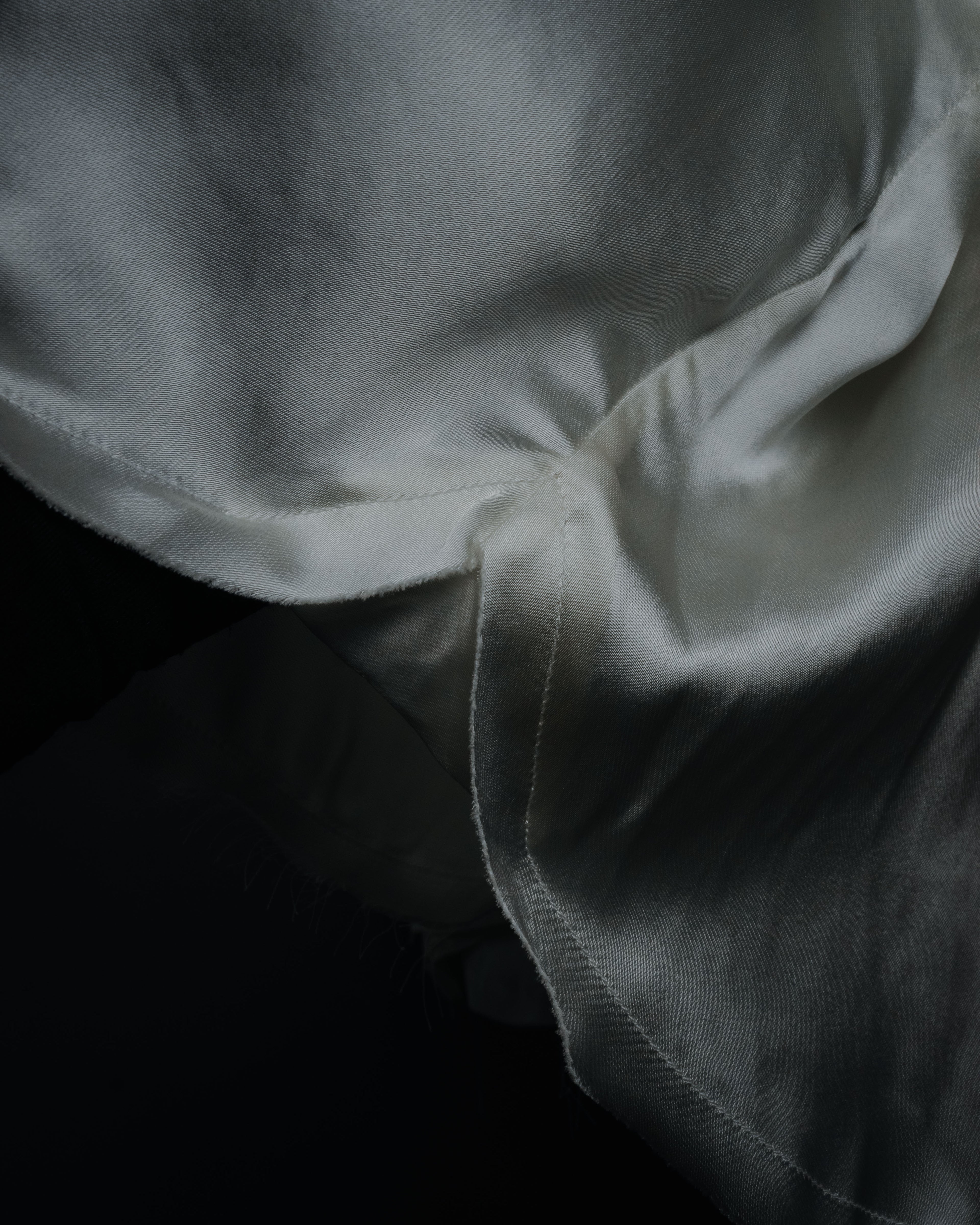 –SPECIAL– "LOEWE" 00’s Satin dolman sleeve destroy edge shirt