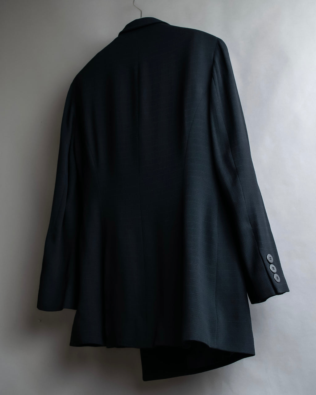 "DKNY" Asymmetrical design woven tailored jacket