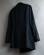 "DKNY" Asymmetrical design woven tailored jacket