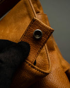 "MAISON MARGIELA" 12SS over flap design leather shoulder bag
