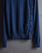 "MAISON MARGIELA" 17SS Asymmetric button line knit