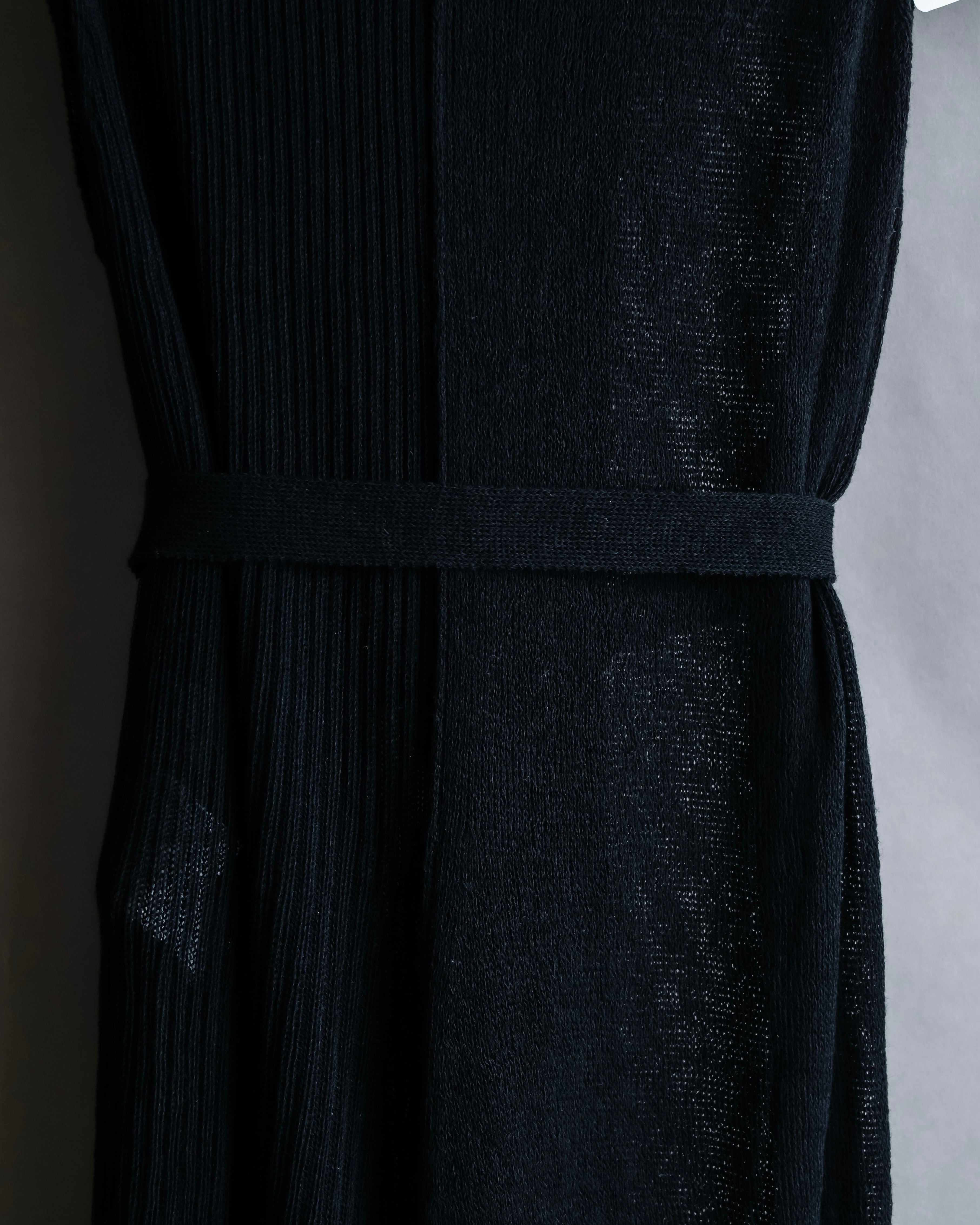 "YOHJI YAMAMOTO FEMME" 13SS Belted sleeveless long dress