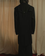 "VIKTOR&ROLF" Sculptural lapel melton coat