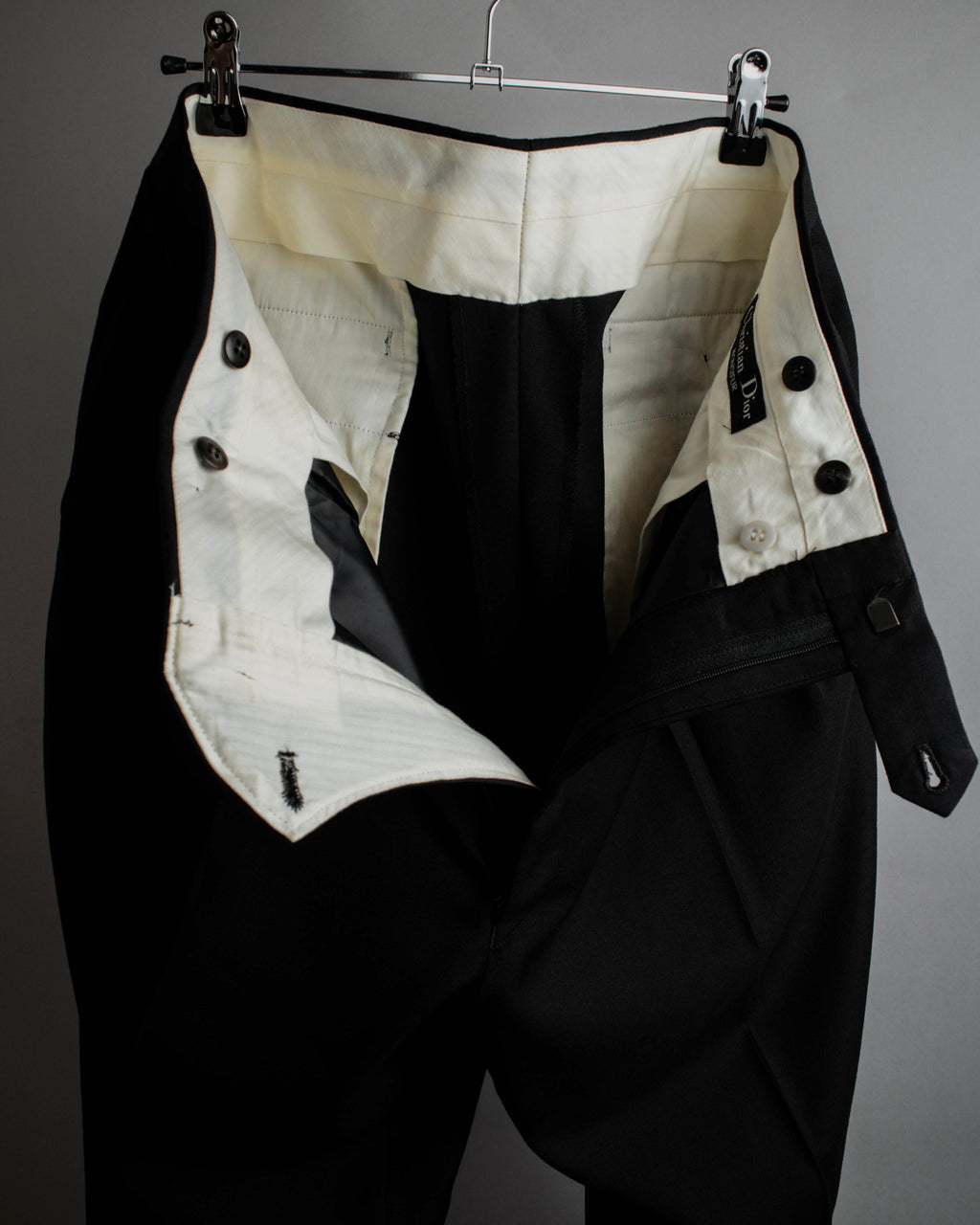 "CHRISTIAN DIOR MONSIEUR" Classical tailored Zegna base satin tuxedo set up