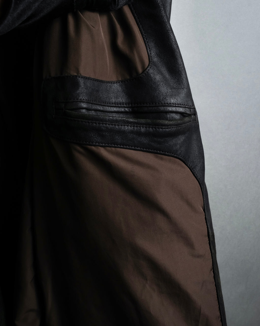 "HUGO BOSS" Oversized calf leather tailored jacket