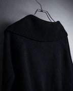 "FENDI" Raglan sleeves short length zip-up knit