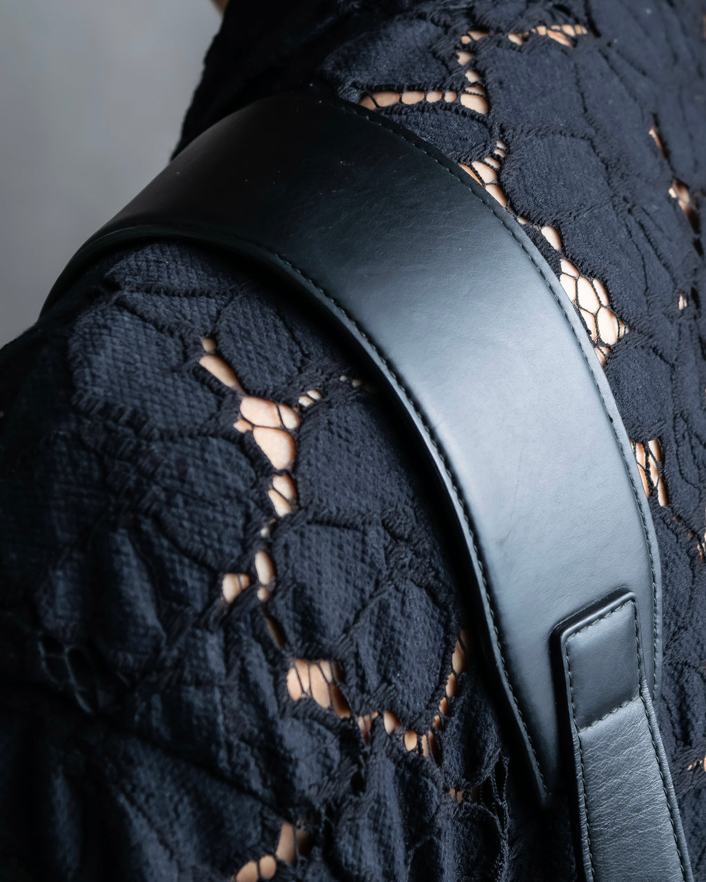 "BOTTEGA VENETA" 19AW Canvas & leather combination 2way bag