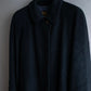 "BURBERRYS" Fly front cashmere blend soutien collar long coat