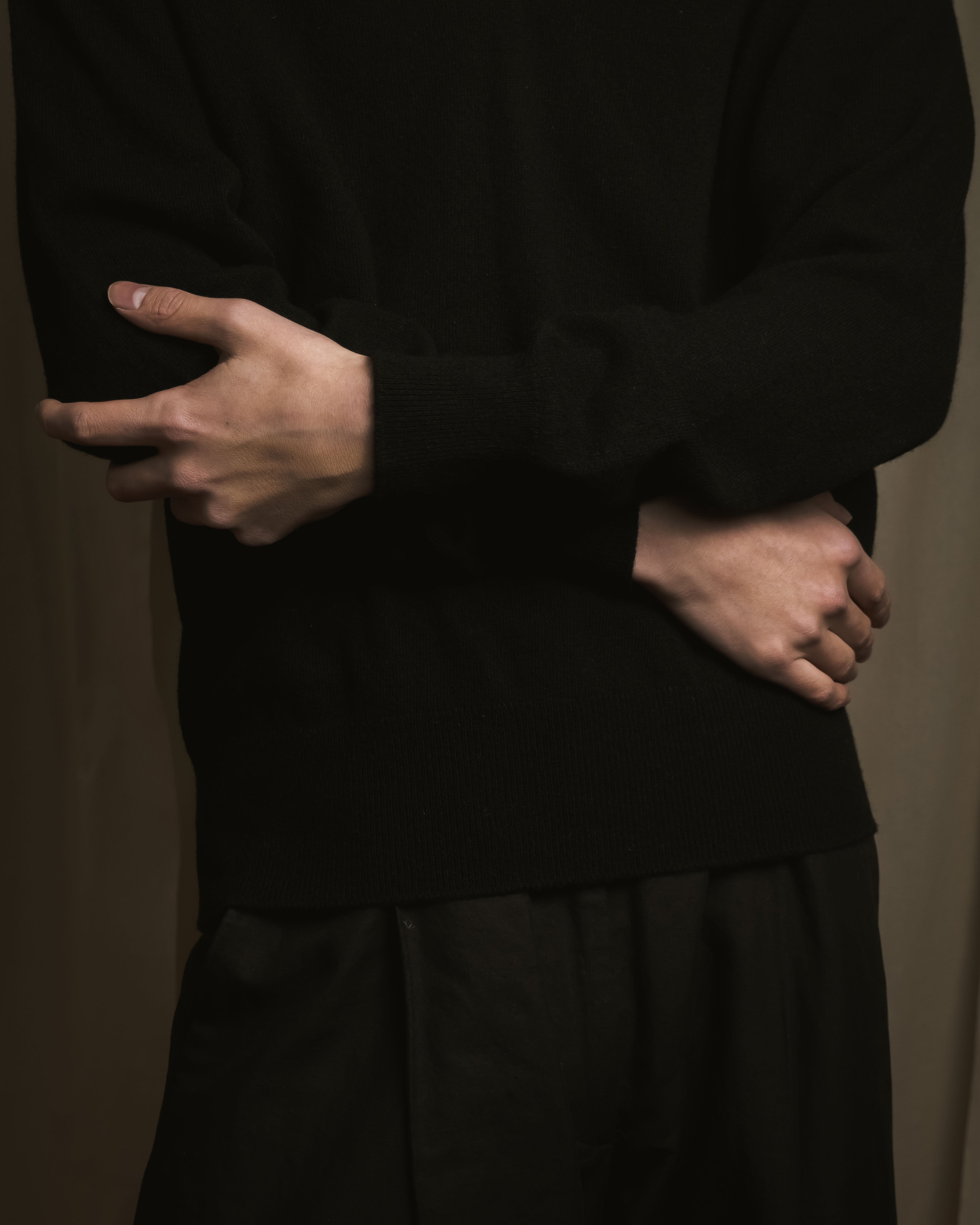 "CELINE" 90’s scottish cashmere v neck knit