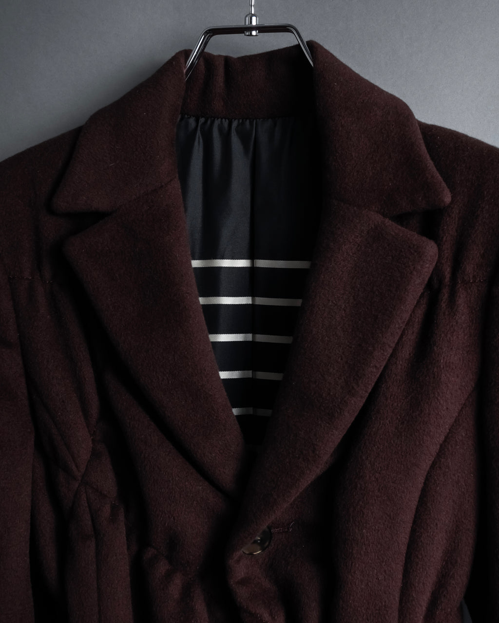 -SPECIAL- "JEAN PAUL GAULTIER"
 1990's-00's Gathered tuck shape design long coat