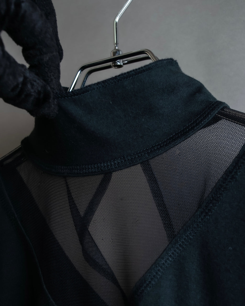 "JUNIOR GAULTIER" Sheer layered tie detail dress