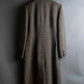 "Yves Saint Laurent Rive Gauche"
Fly front tweed chester coat