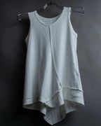 "Y's" Inside out design sleeveless tops