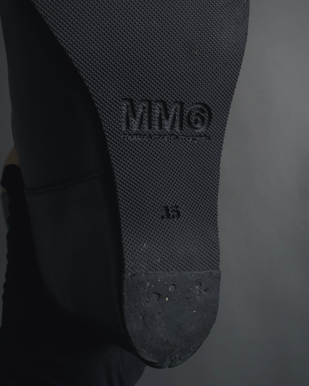 "MM6 Maison Margiela" Bicolour leather long boots