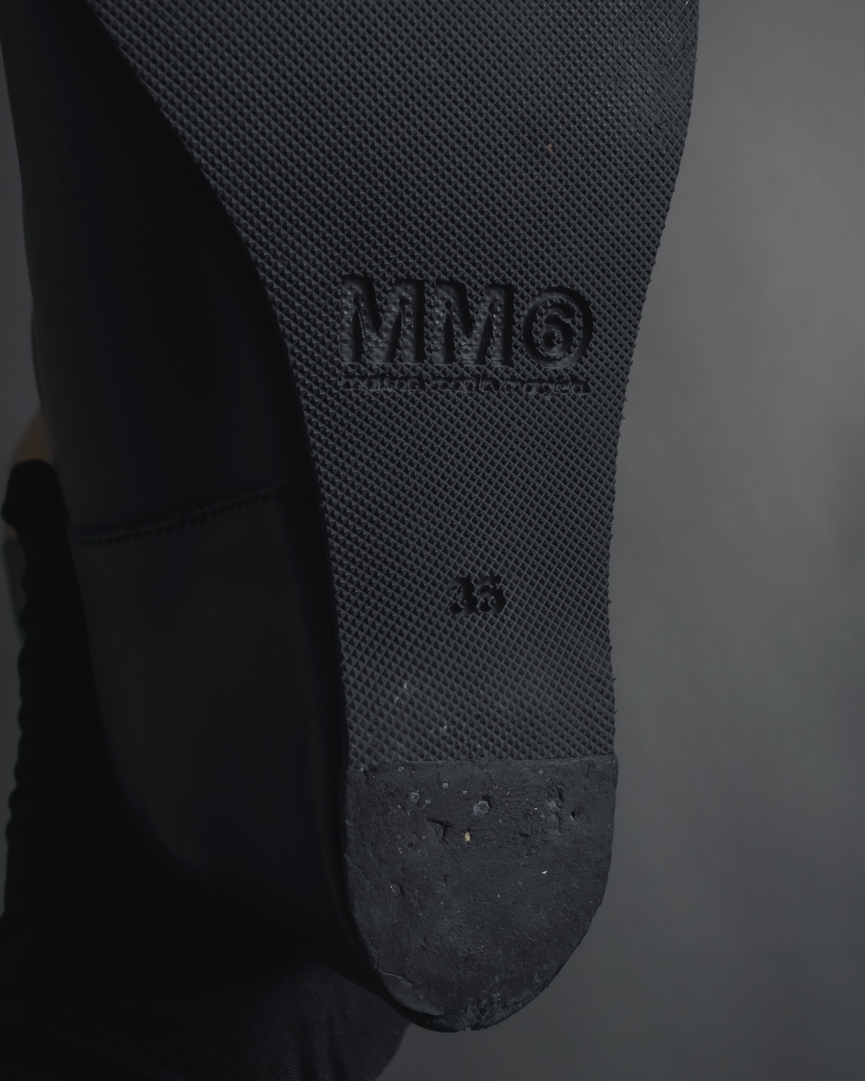 "MM6 Maison Margiela" Bicolour leather long boots