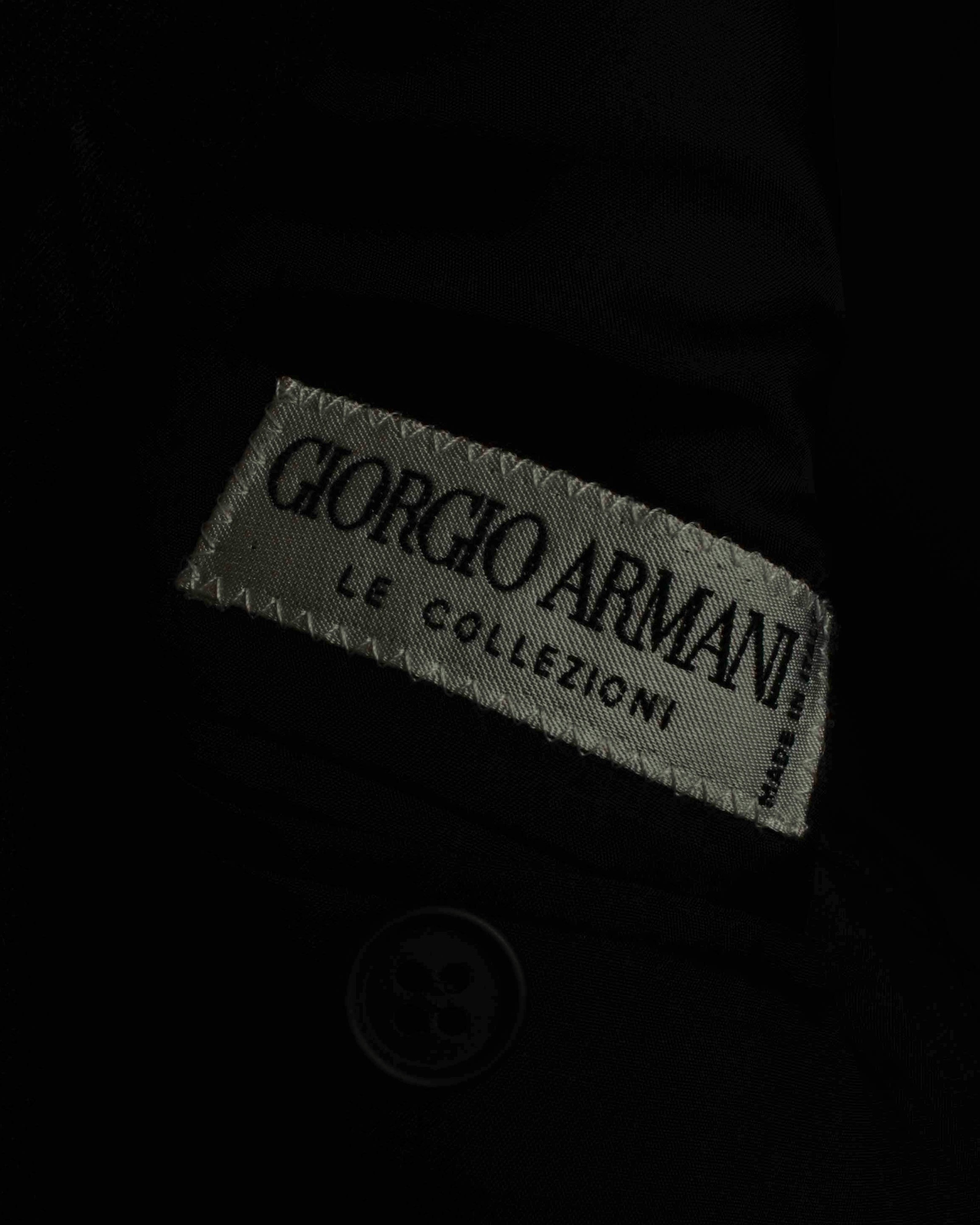 "GIORGIO ARMANI" LE COLLEZIONI line classical tailoring set up