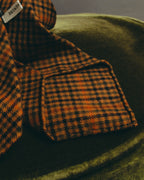-SPECIAL- “HERMÈS” 70’s-90’s Glen plaid cashmere tie