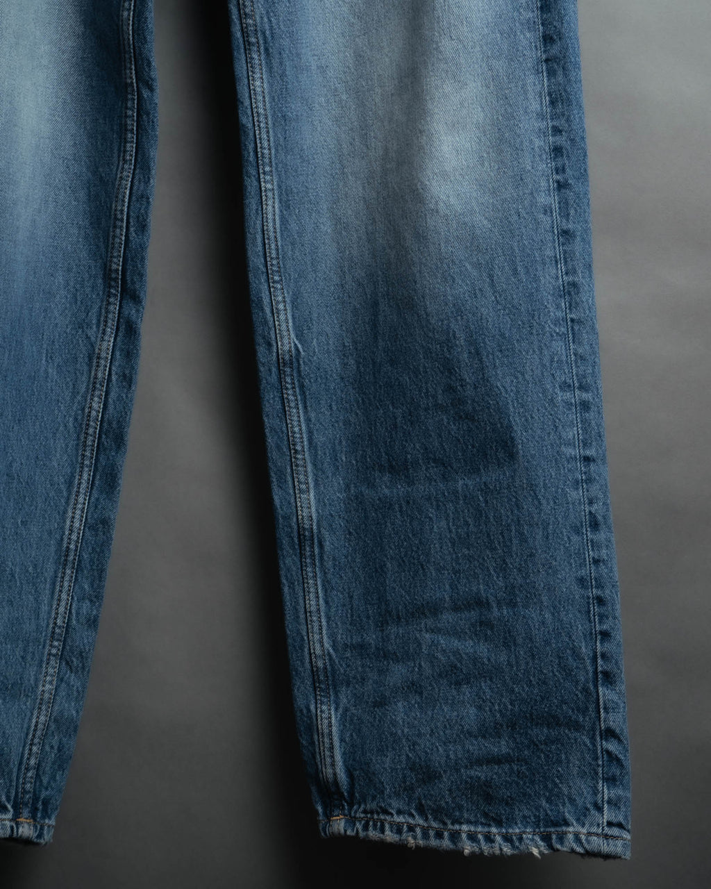 -SPECIAL- “SAINT LAURENT” 2023’s Long extreme baggy faded denim jeans