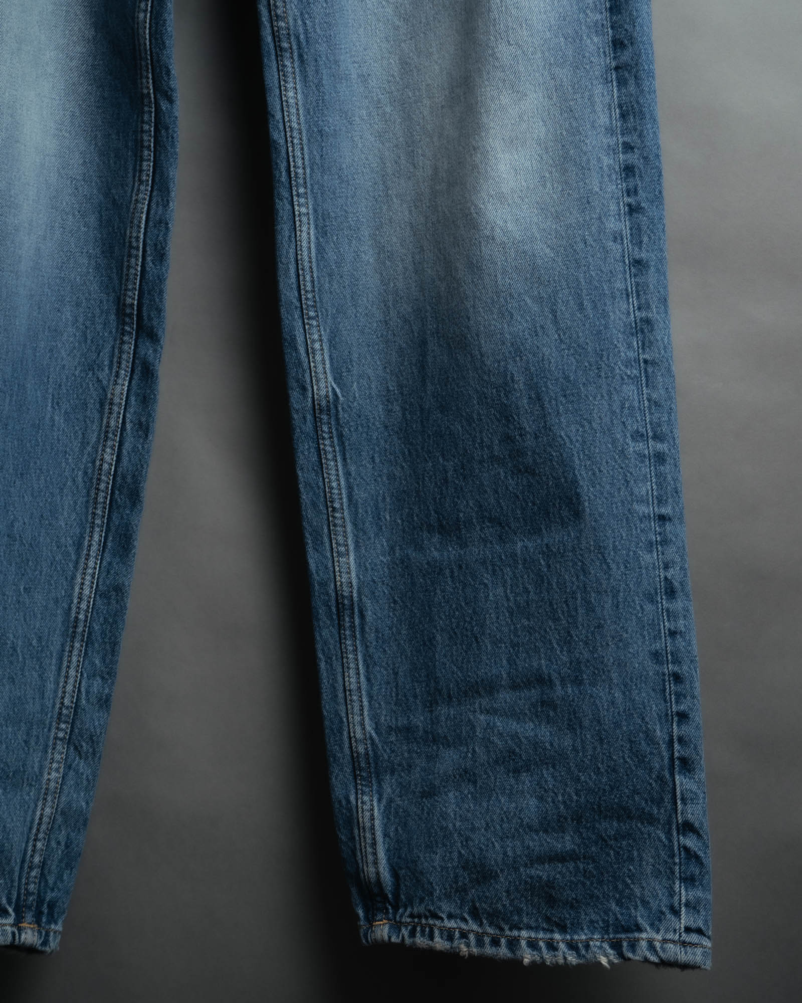 -SPECIAL- “SAINT LAURENT” 2023’s Long extreme baggy faded denim jeans