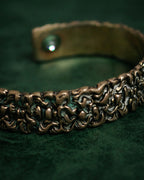 “GUCCI” 2010’s organic relief cuff bracelet