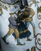 "HERMES" Carré 90 Joies d’Hiver Winter Pleasures silk scarf