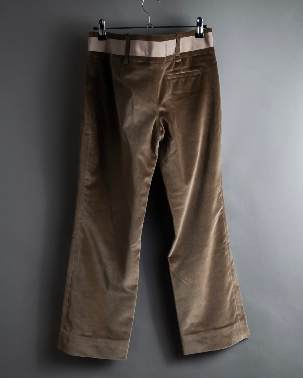 "CELINE" 1999-2003 low-rise flared stretch slacks