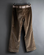 "CELINE" 1999-2003 low-rise flared stretch slacks