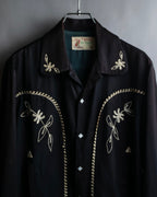 "Vintage Western detail shirt jacket"