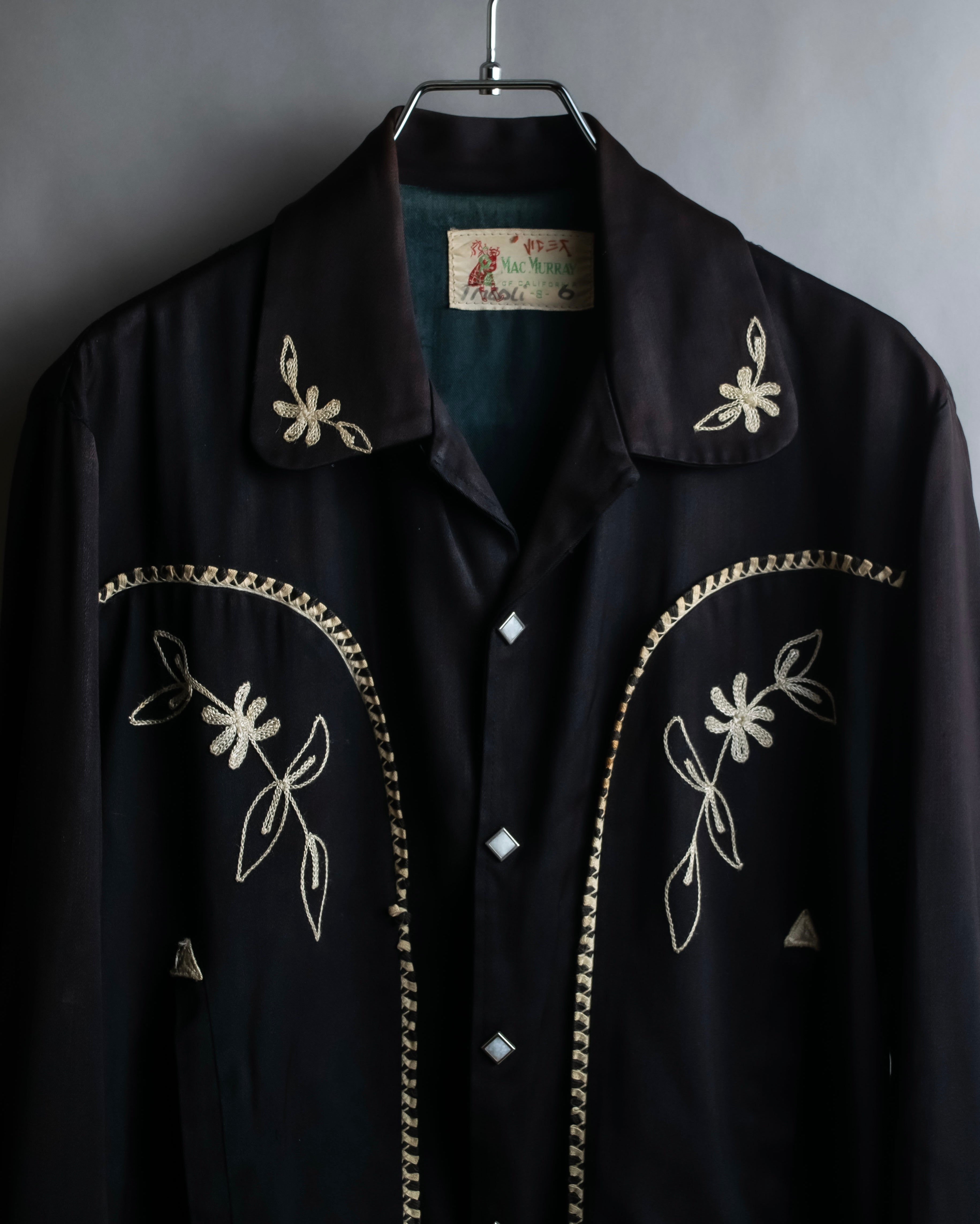 "Vintage Western detail shirt jacket"